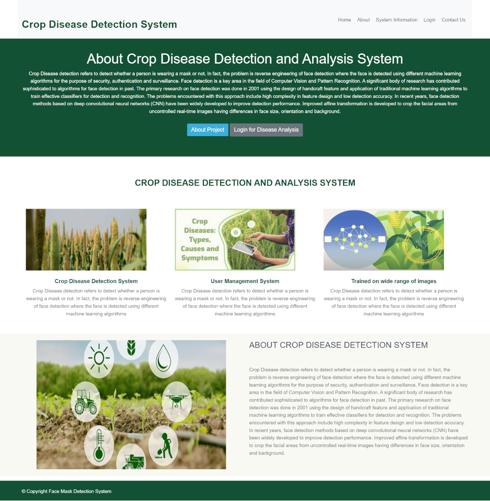 Crop Disease Detection System- Python Machine Learning AI Project