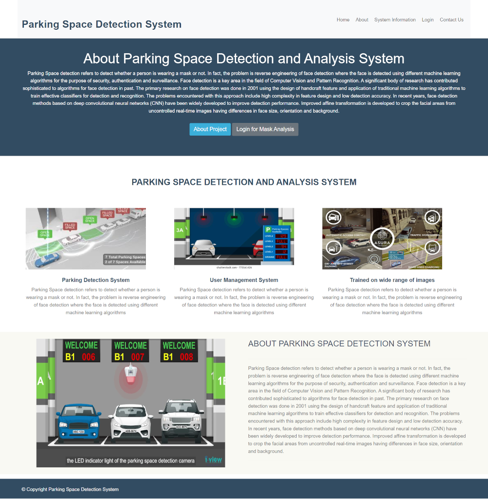 Car Parking Space Detection System- Python Machine Learning AI Project