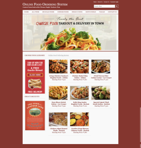 Food Ordering System Report Synopsis Source Code