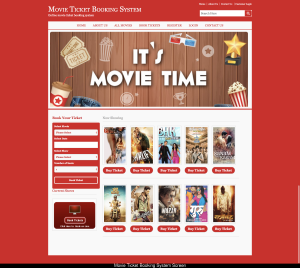 Movie Ticket Booking System Report Synopsis Source Code