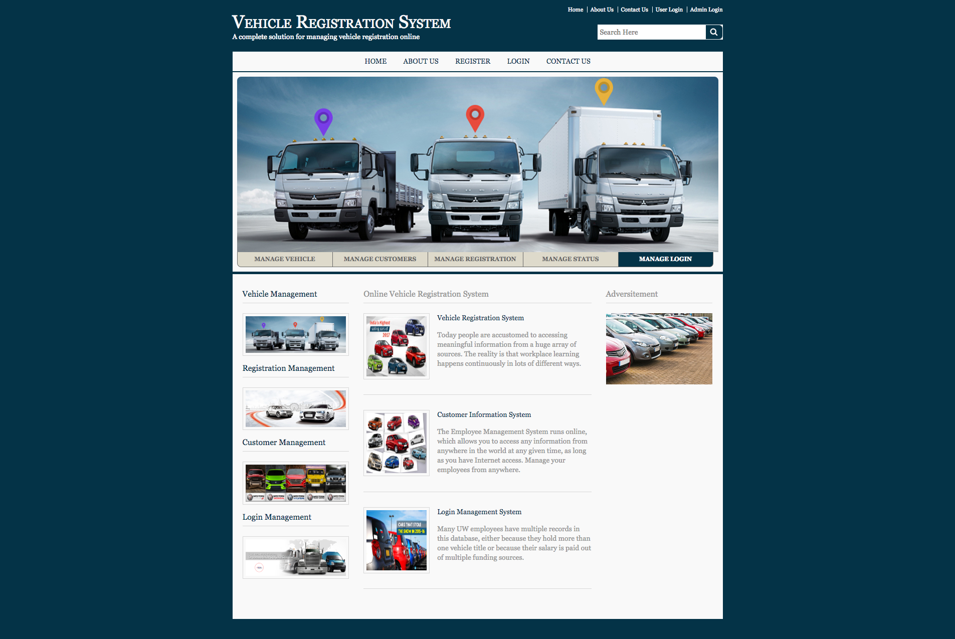 Vehicle Registration System- Java NetBeans MySQL Project