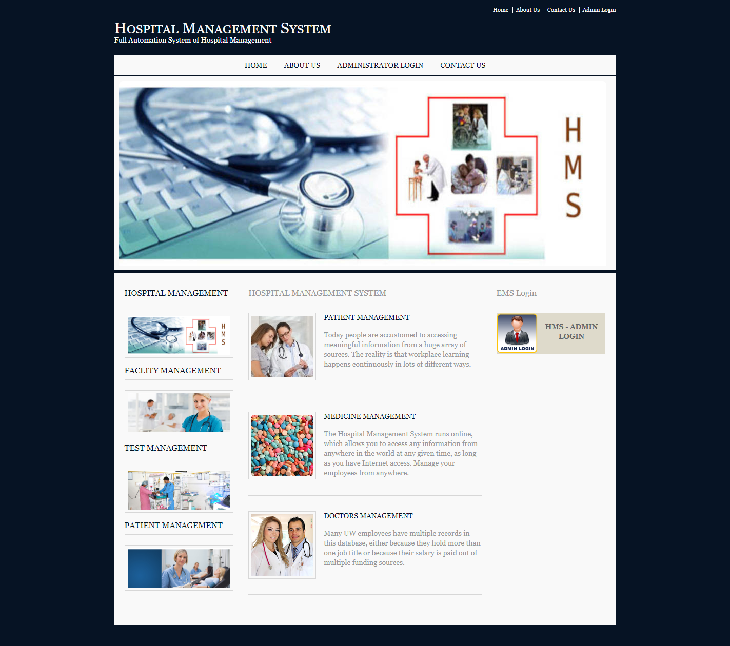 Hospital Management System- Java NetBeans MySQL Mini Project