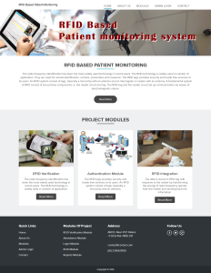 RFID Based Patient Monitoring Report Synopsis Source Code