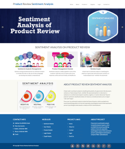 Sentiment Analysis Project on Product Rating Report Synopsis Source Code