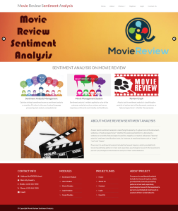 Sentiment Analysis for Movies Rating Report Synopsis Source Code