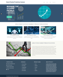 Stock Market Prediction System Report Synopsis Source Code