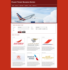 Flight Ticket Booking System with Email Report Synopsis Source Code