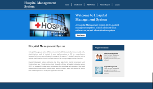 Hospital Management System Report Synopsis Source Code