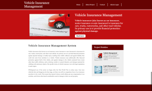 Vehicle Insurance Management System Report Synopsis Source Code