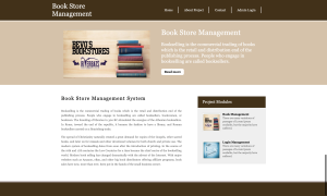 Book Store Management System Report Synopsis Source Code