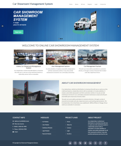 Car Showroom Management System Report Synopsis Source Code