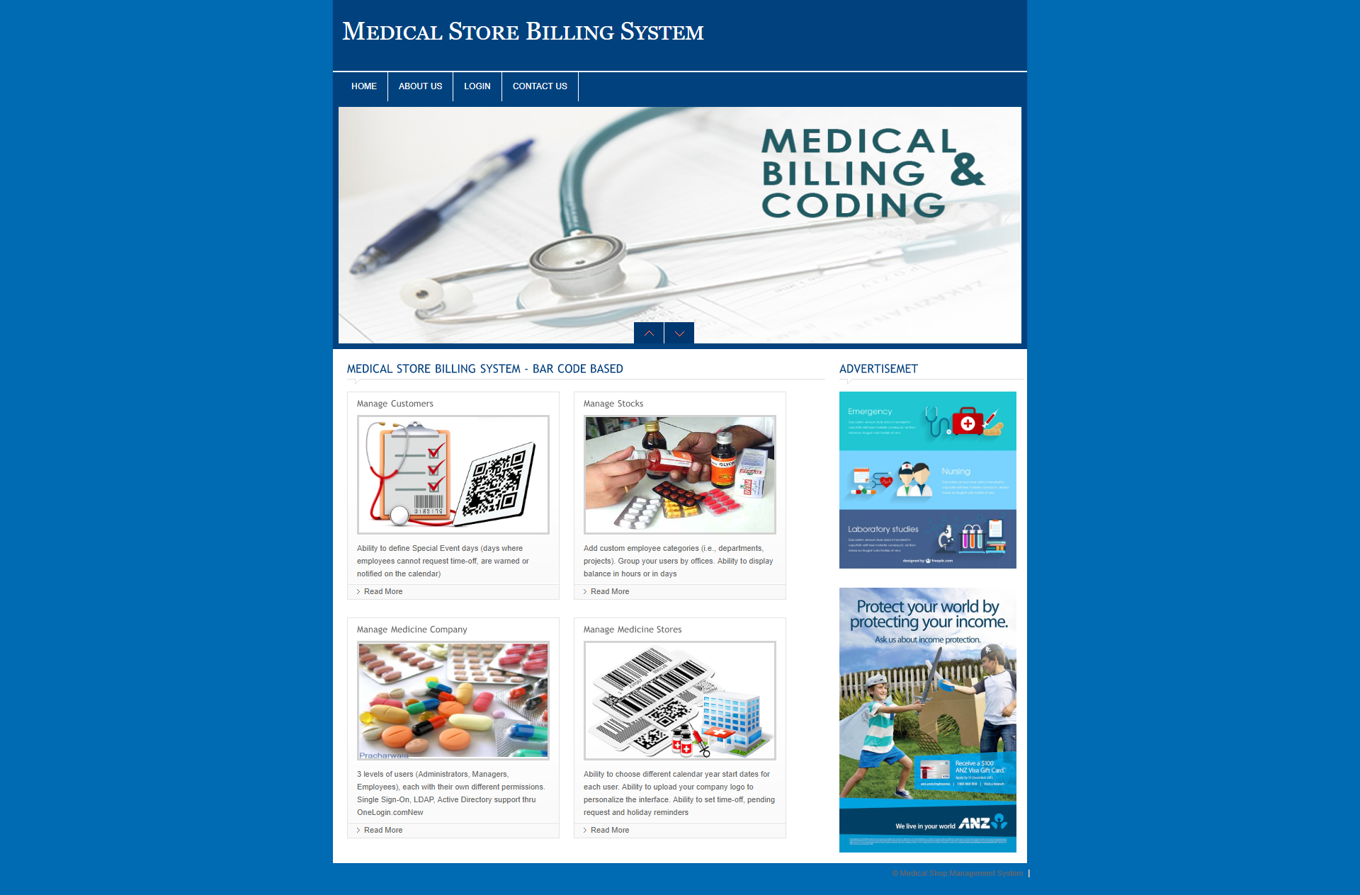 Medical Store Billing System- PHP Web Development Project