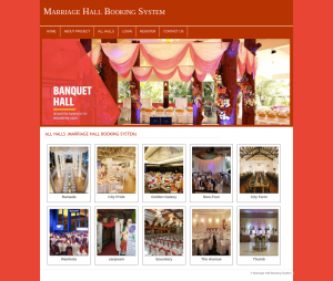 Marriage Hall Booking System Report Synopsis Source Code