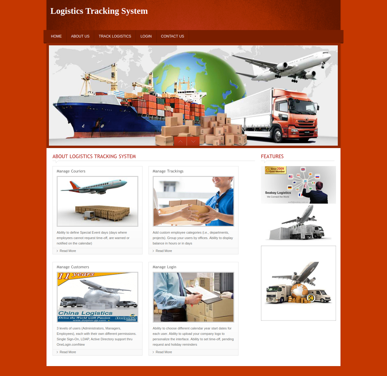 Logistics Tracking System- PHP Web Development Project