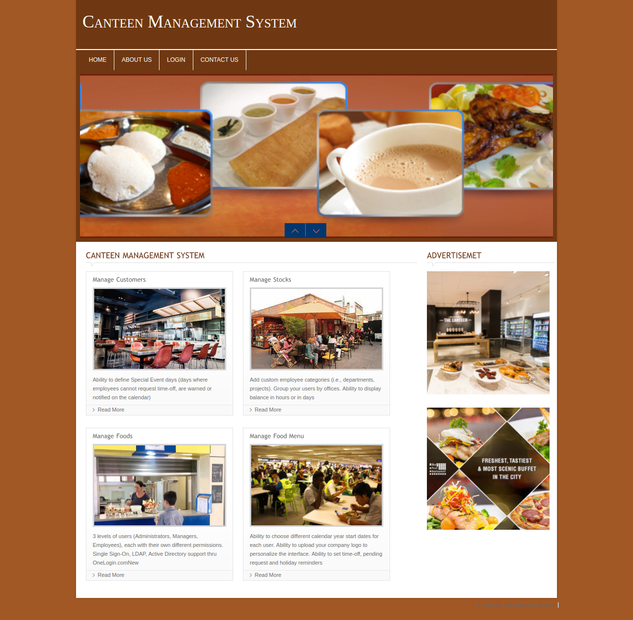 Canteen Management System- PHP Web Development Project