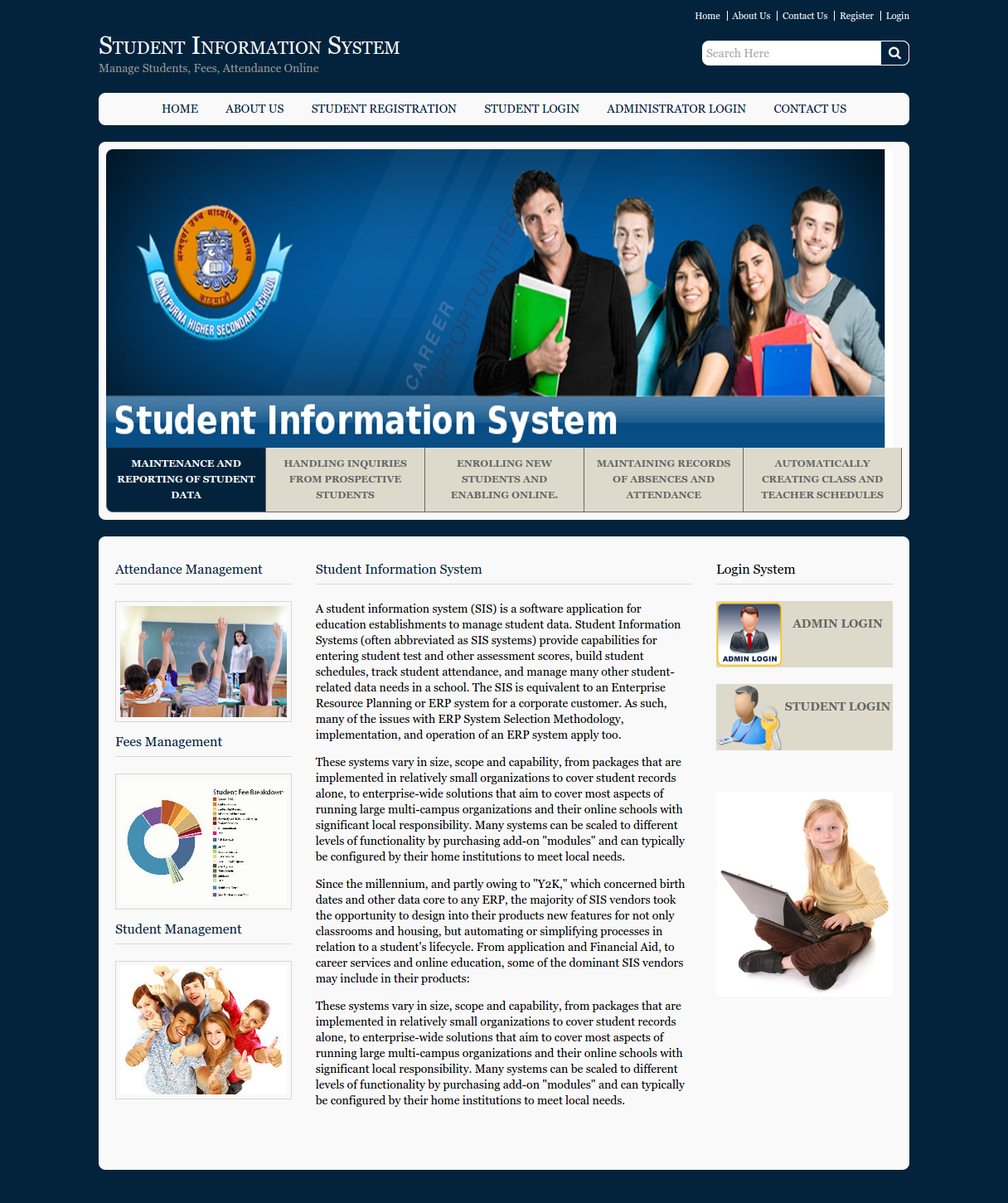 Student Information System- Java NetBeans MySQL Project