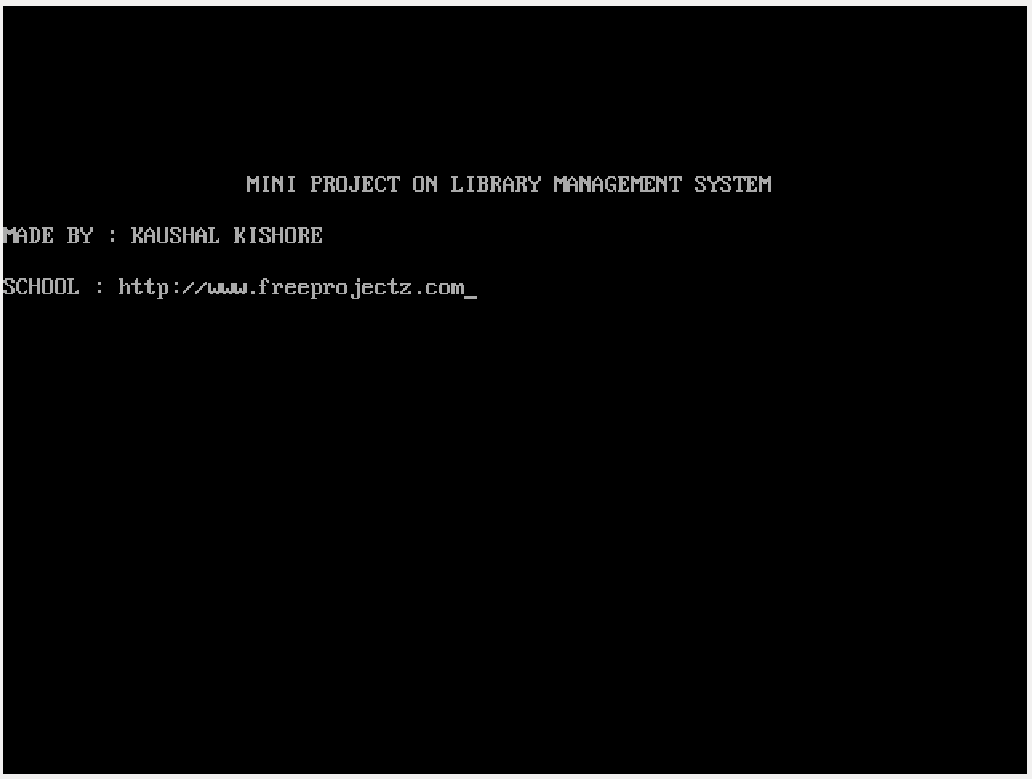 Library Management System