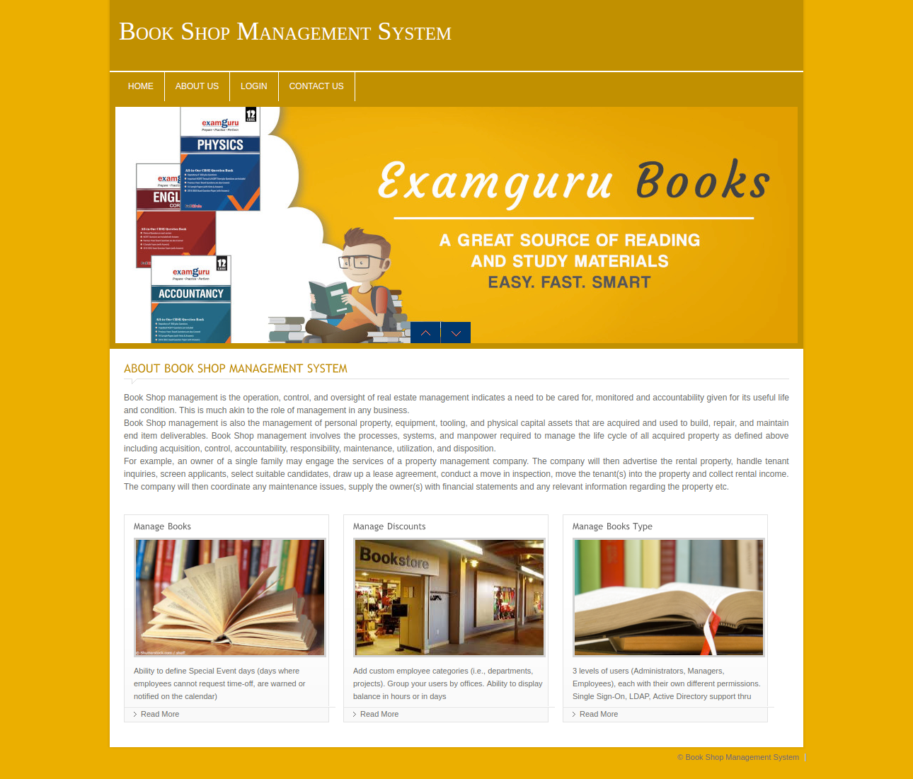 Book Shop Management System- PHP Web Development Project