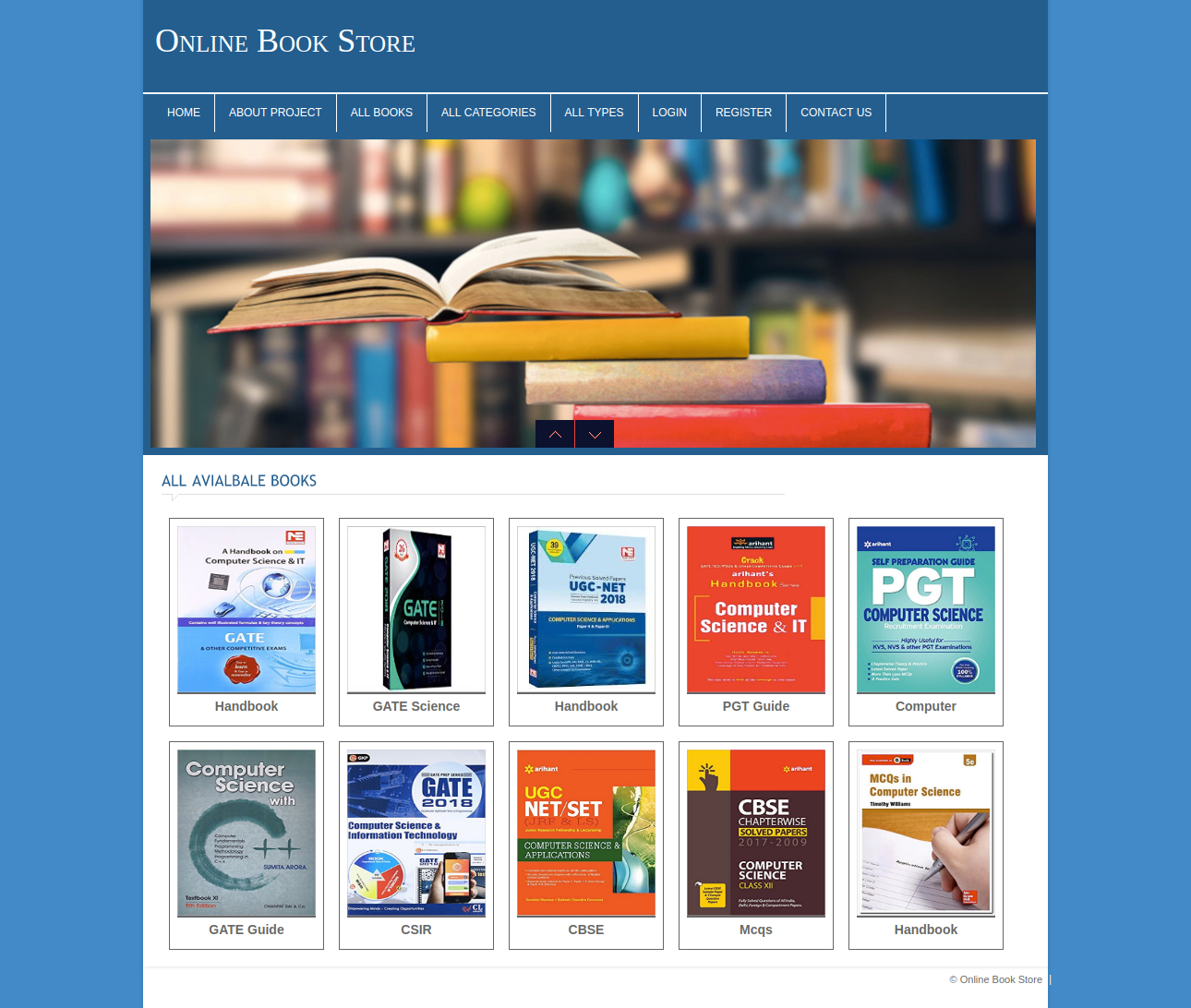 Online Book Store- PHP Web Development Project