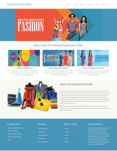 Online Fashion Store Report Synopsis Source Code