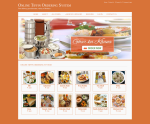 Online Tiffin Ordering System Report Synopsis Source Code