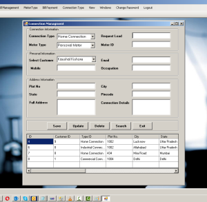 Electricity Billing System Report Synopsis Source Code