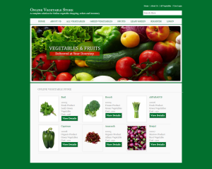 Online Vegetable Store Report Synopsis Source Code