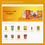 Online Grocery Ordering System Report Synopsis Source Code