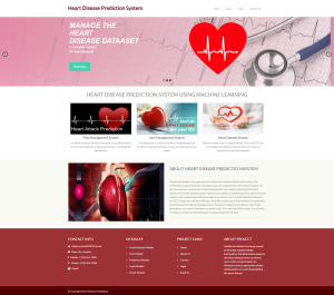 Heart Disease  Prediction System Using Machine Learning Report Synopsis Source Code