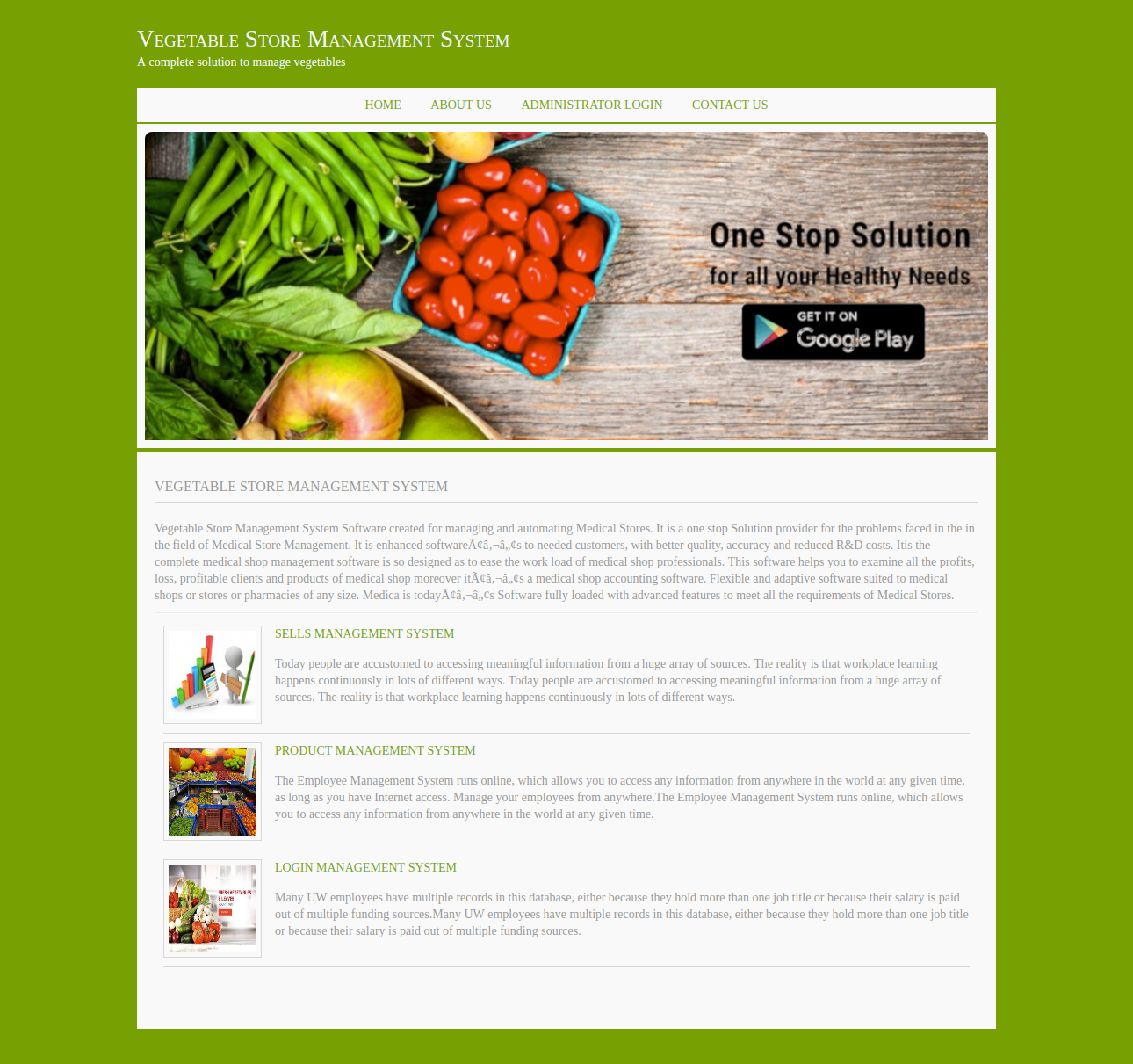 Vegetable Store Management System- Java NetBeans MySQL Project