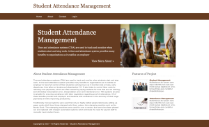 Student Attendance System Report Synopsis Source Code