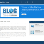 Online Blog Portal Report Synopsis Source Code