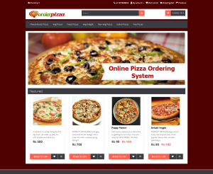 Online Pizza Ordering System Report Synopsis Source Code