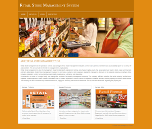 Retail Store Management System Report Synopsis Source Code