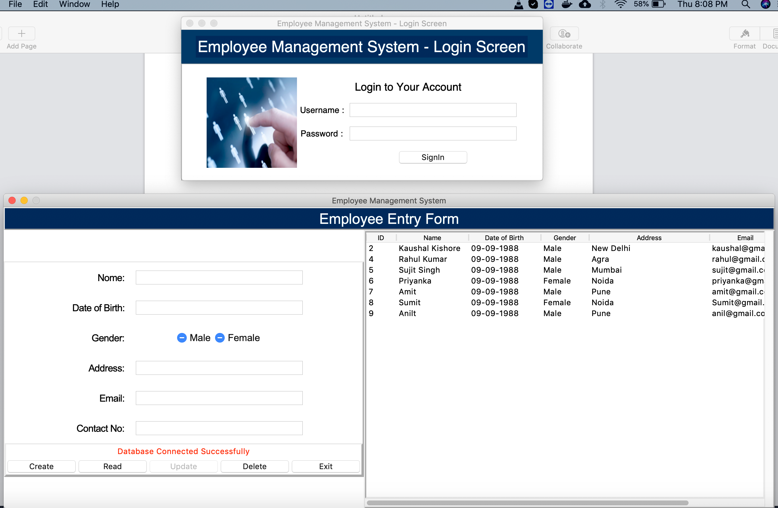 Employee Management System- Python Django Project