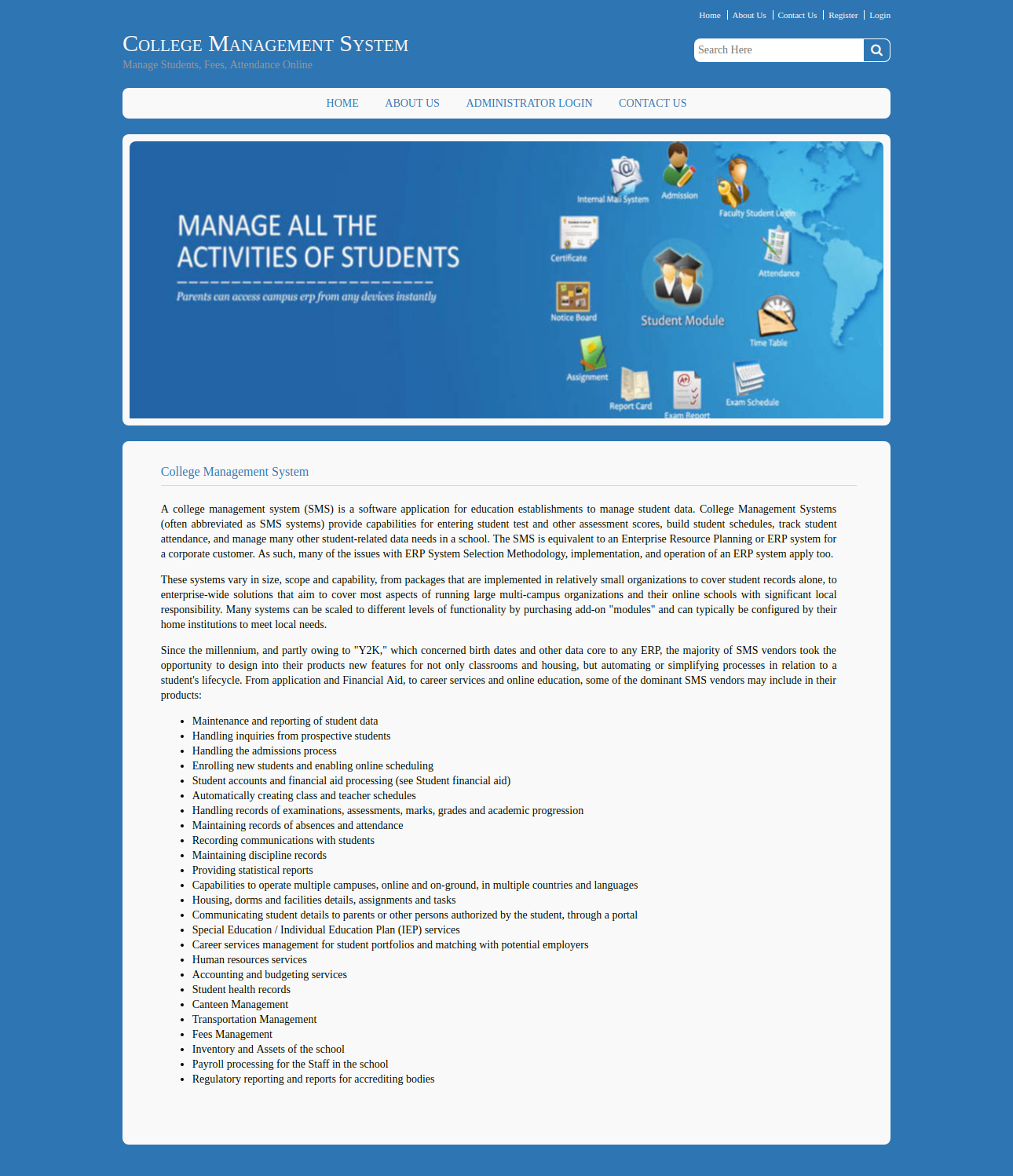 College Management System- Java NetBeans MySQL Project