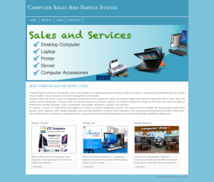 Computer Sales and Service System Report Synopsis Source Code