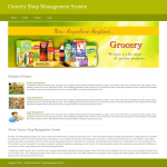 Grocery Shop Management System Report Synopsis Source Code