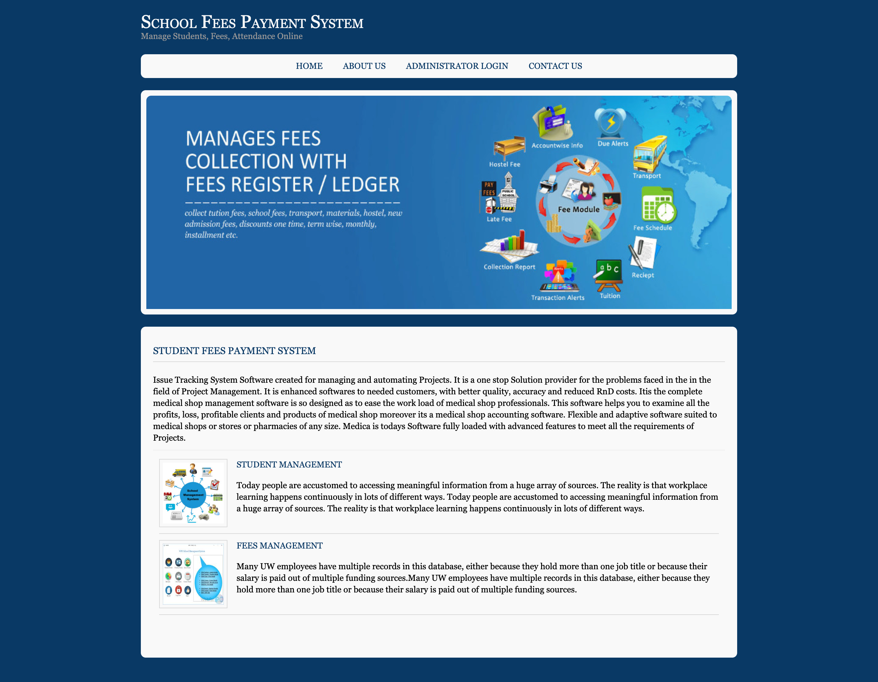 Student Fees Payment System- Java NetBeans MySQL Mini Project