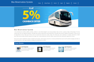 Bus Reservation System Report Synopsis Source Code