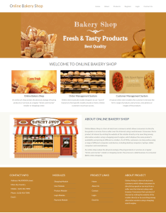 Online Bakery Shop Report Synopsis Source Code