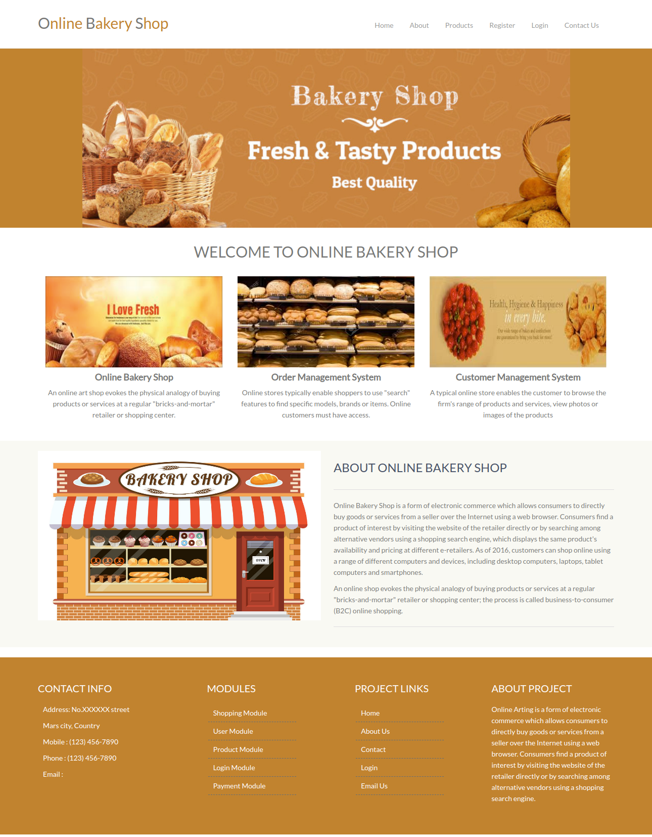 Online Bakery Shop- Python Django Project