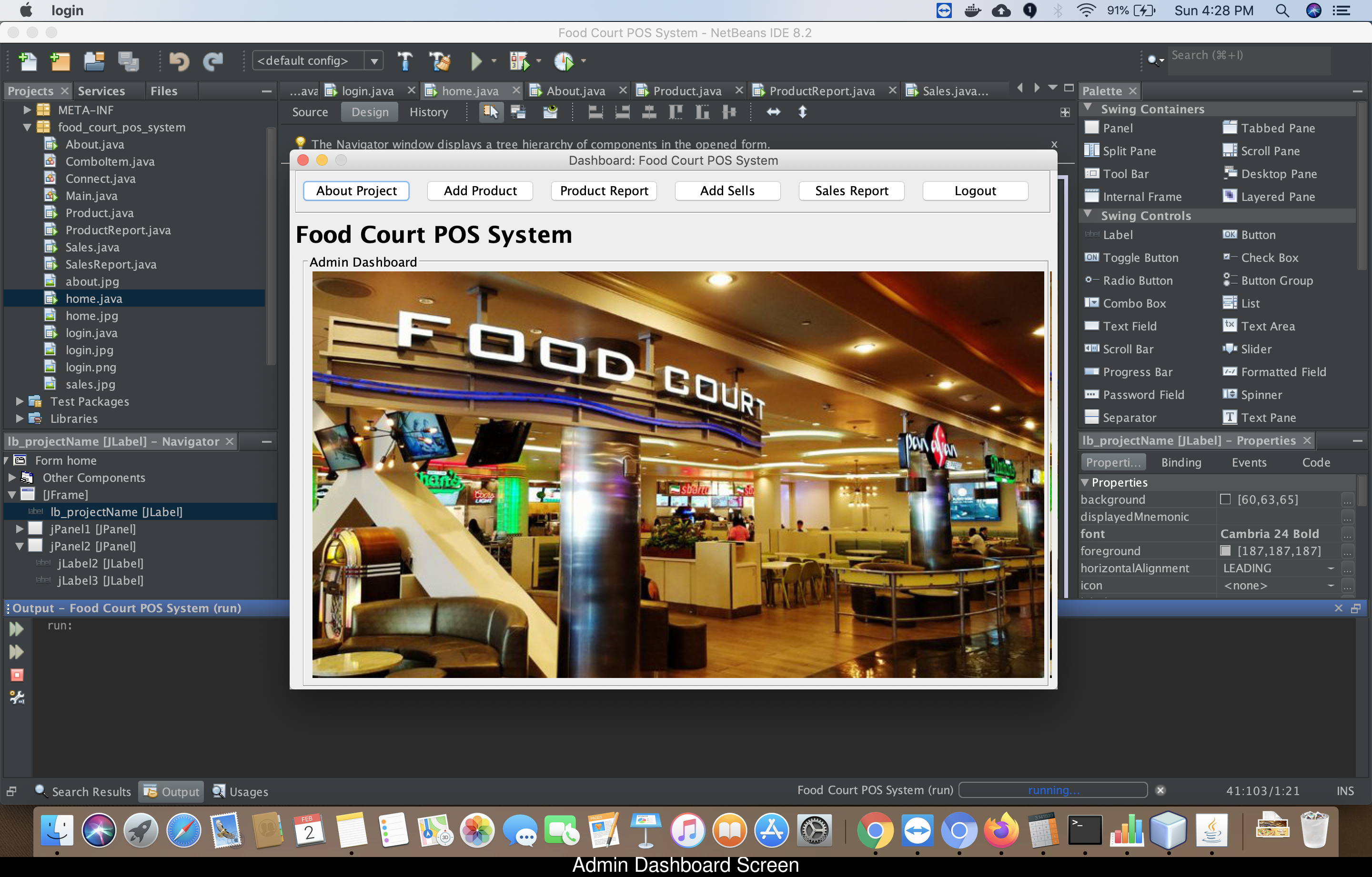 Food Court POS System