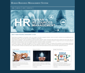 Human Resource Management System Report Synopsis Source Code