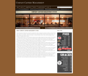 Company Canteen Management System Report Synopsis Source Code