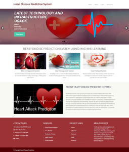 Heart Disease  Prediction System With Multiple Algorithm Report Synopsis Source Code