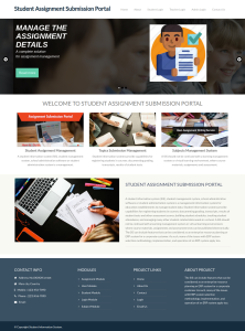 Student Assignment Submission Portal Report Synopsis Source Code
