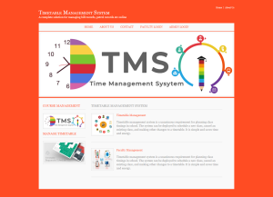 Timetable Management System Report Synopsis Source Code