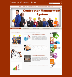 Contractor Management System Report Synopsis Source Code