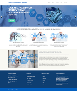 Disease Prediction System Report Synopsis Source Code